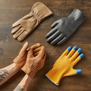 image of work gloves